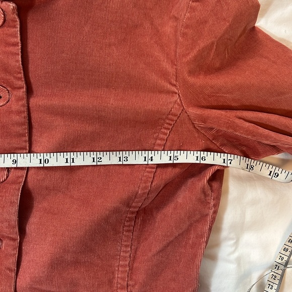 Axcess Liz Claiborne size 4 Peach Pink Y2K Corduroy Jacket J1 - Picture 6 of 7